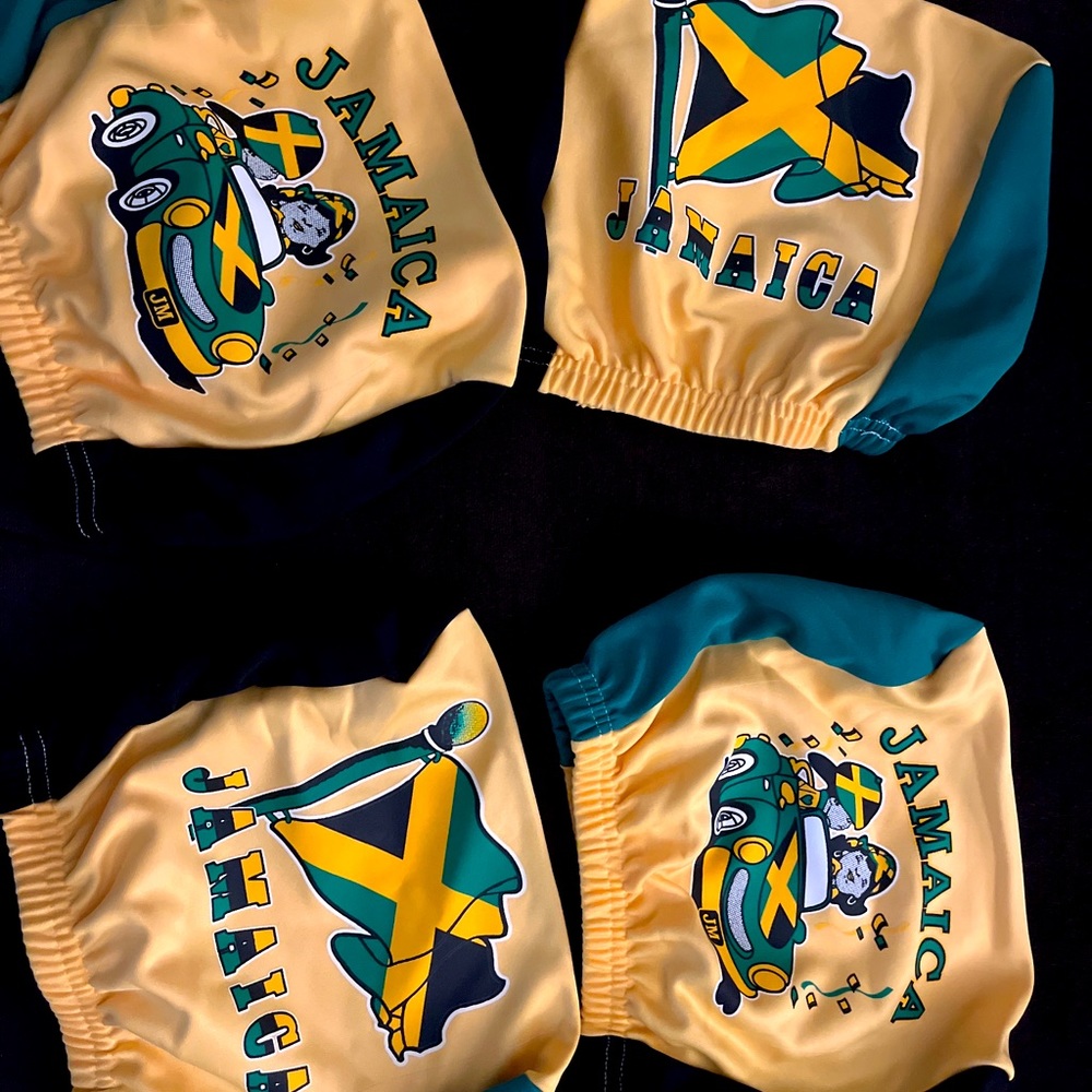 Jamaica 🇯🇲 themed car / truck / van / vehicle headrest covers (4 total).